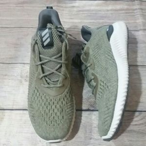 New Adidas Alphabounce Em Green Running Sneakers